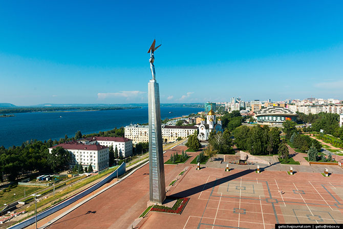 Самара с высоты Самара с высоты