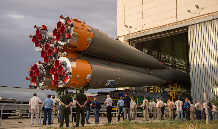 Старт космического корабля «Союз МС» Старт космического корабля «Союз МС»