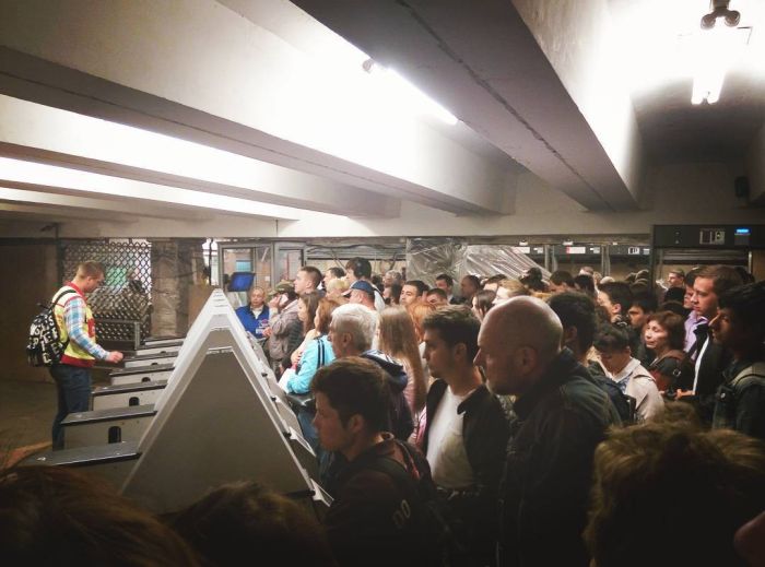 Пожар на станции метро «Выхино» стал причиной транспортного коллапса в Москве