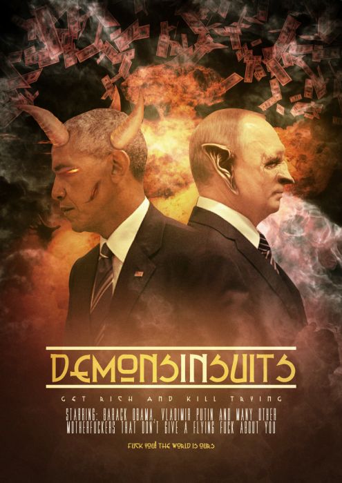 Фото с холодными взглядами Путина и Обамы стало новым мемом