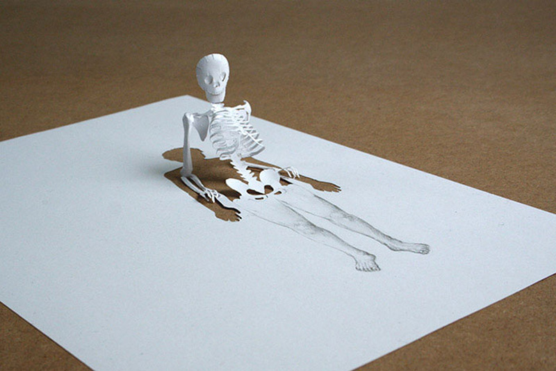 Скульптуры из одного листа бумаги