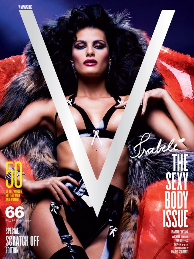 Обнаженные модели на обложках V Magazine