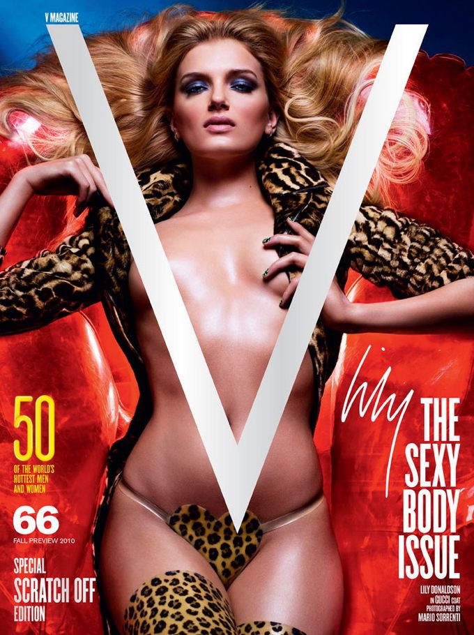 Обнаженные модели на обложках V Magazine