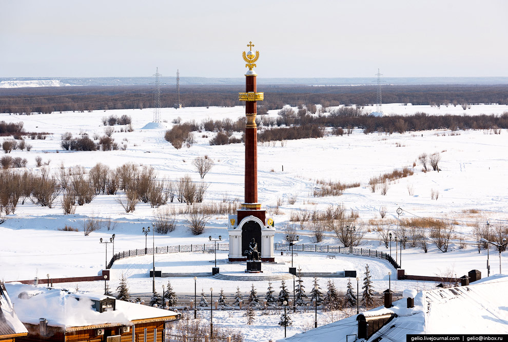 Один из самых «холодных» городов Земли с высоты Один из самых «холодных» городов Земли с высоты