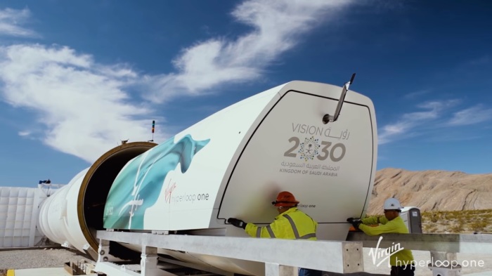 Вакуумный поезд Hyperloop успешно прошел первые испытания Вакуумный поезд Hyperloop успешно прошел первые испытания