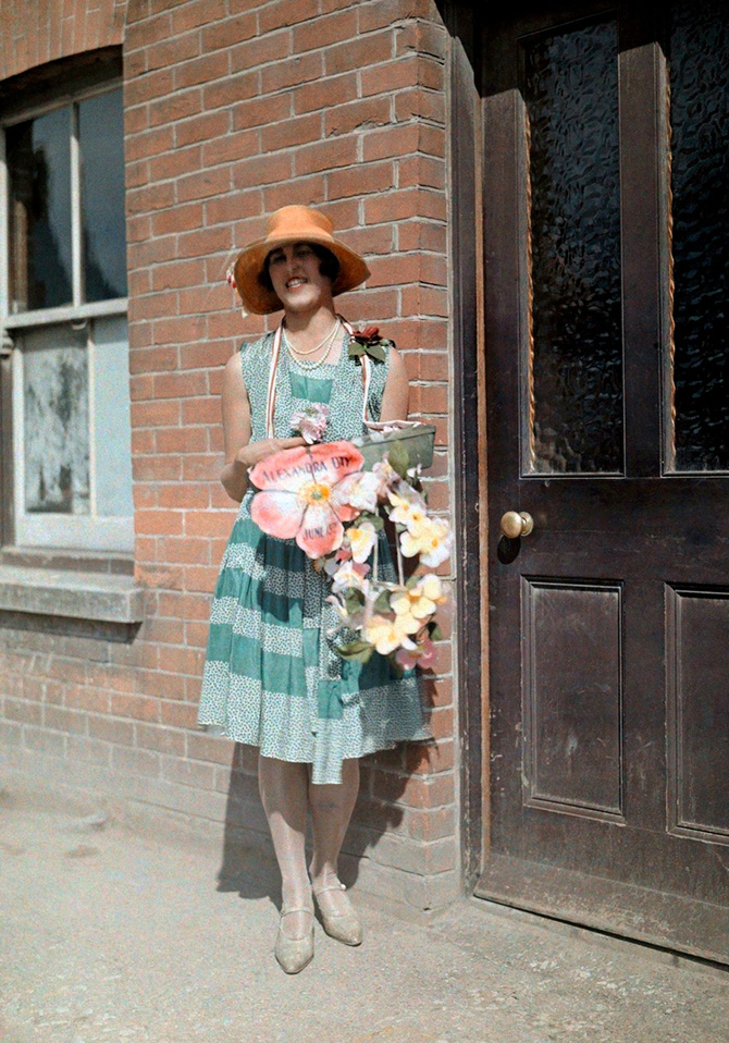 Редкие цветные фотографии Англии 1928 года Редкие цветные фотографии Англии 1928 года