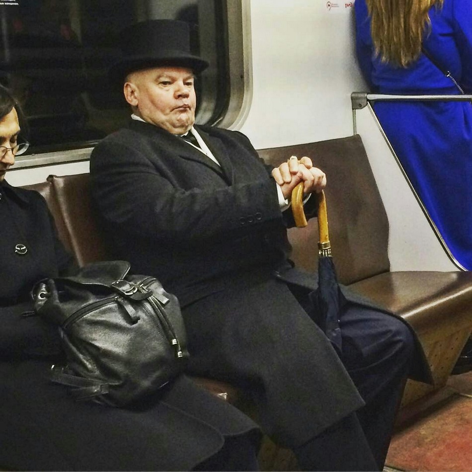 Модники из российского метрополитена