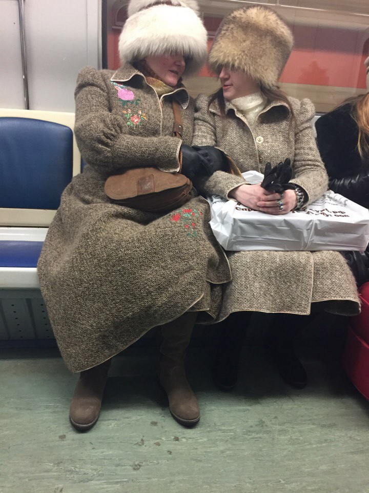 Модники из российского метрополитена