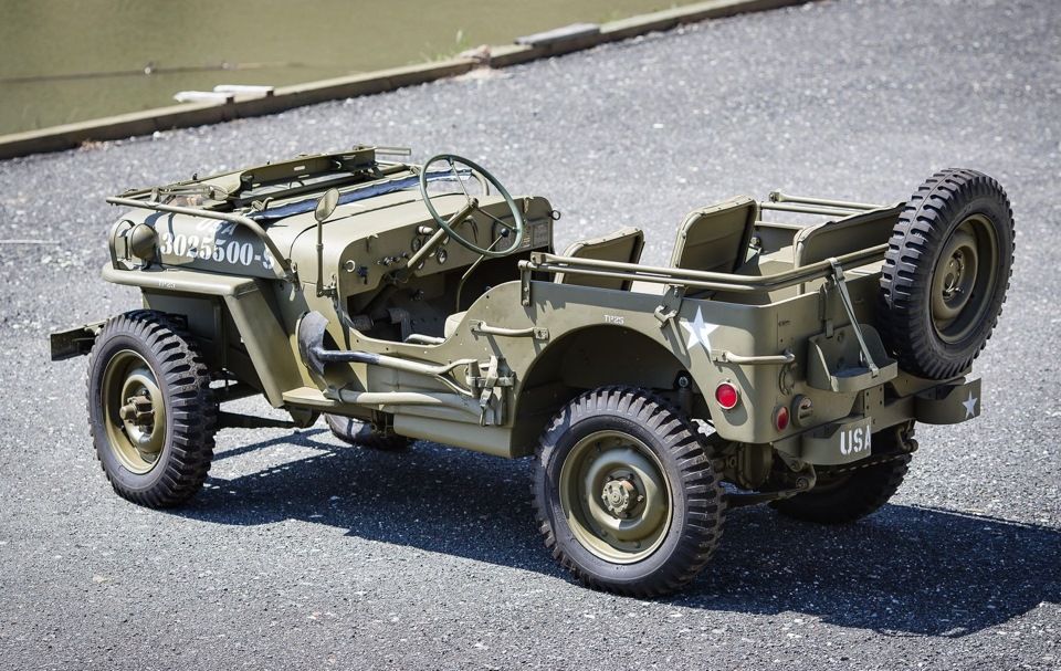 Willys MB Jeep в упаковке