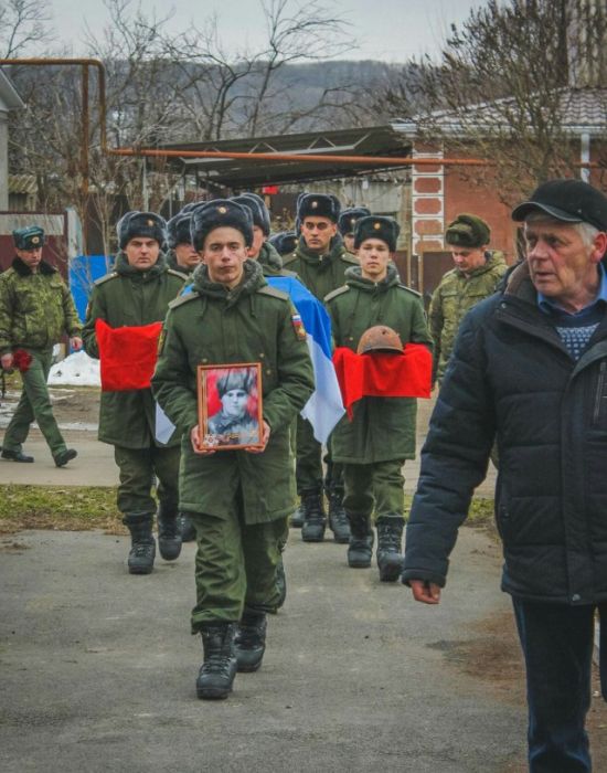 Захоронение останков советского солдата Захоронение останков советского солдата