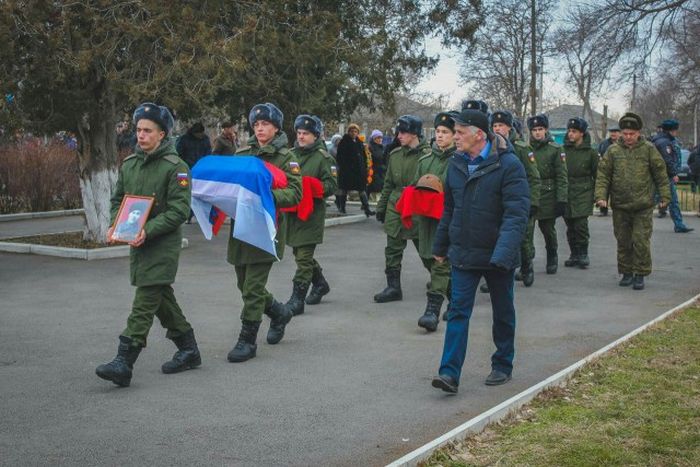 Захоронение останков советского солдата Захоронение останков советского солдата