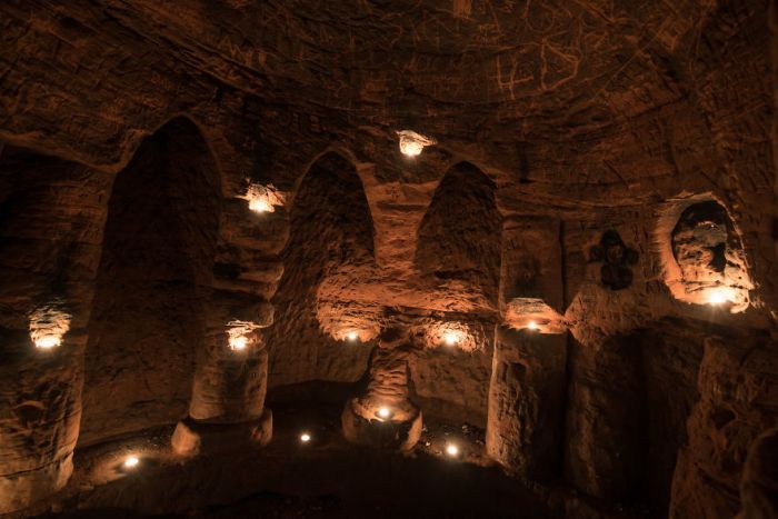 Кроличья нора 700 лет скрывала за собой вход в пещеру тамплиеров