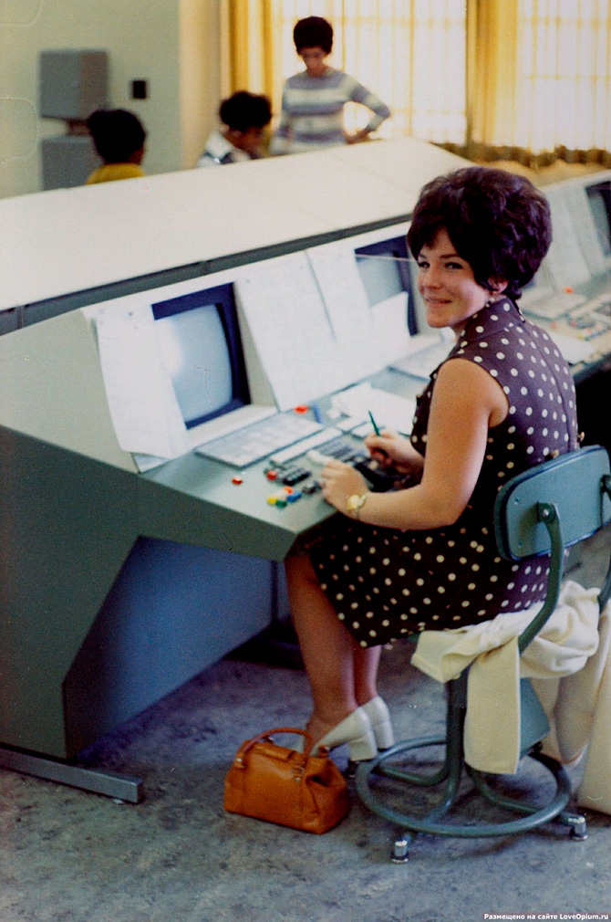 Офисные работники 50 лет назад Офисные работники 50 лет назад