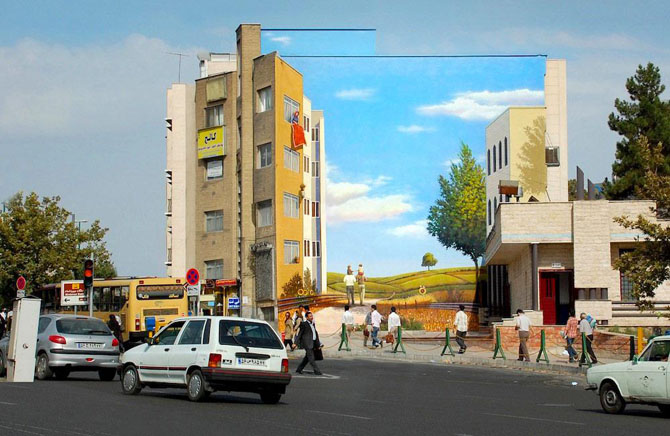 Стрит-арт, который вроде есть, но его как бы нет