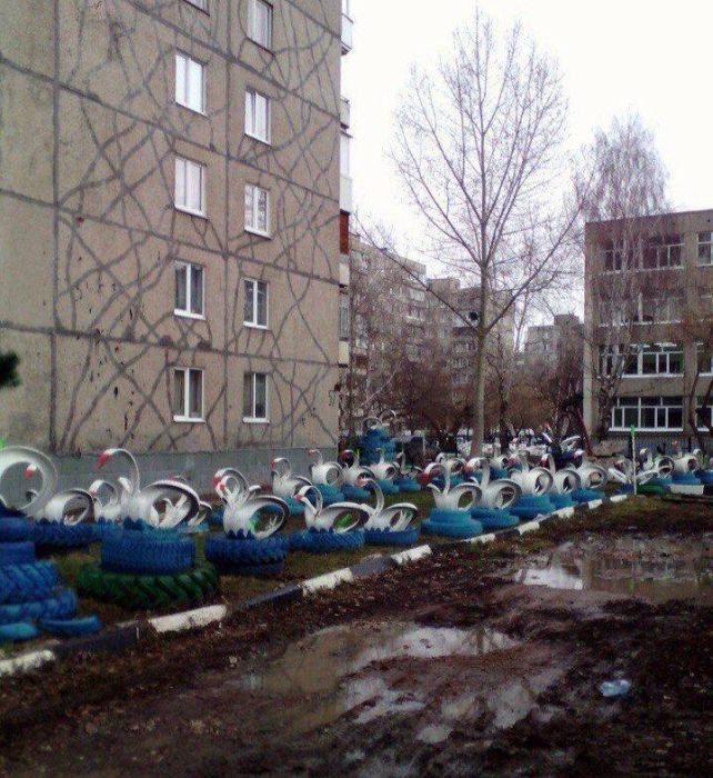 Арт-инсталляции наших дворов