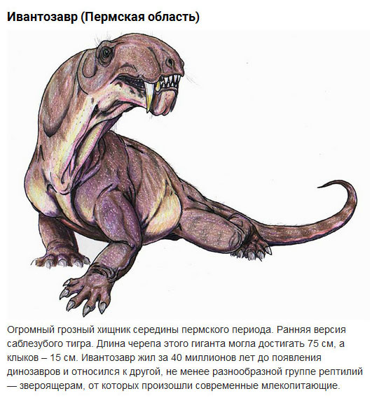 Доисторические животные, населявшие территорию современной России