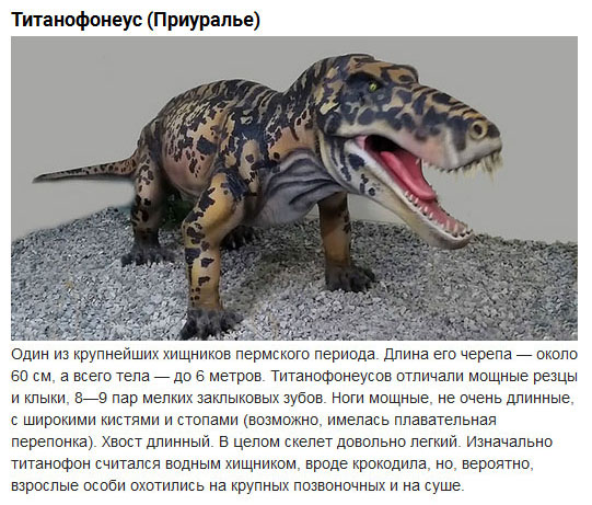 Доисторические животные, населявшие территорию современной России