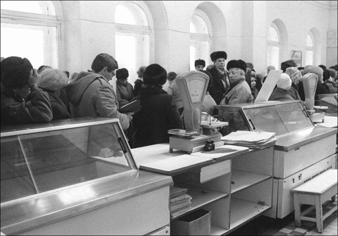 Товарный дефицит 80-90-х