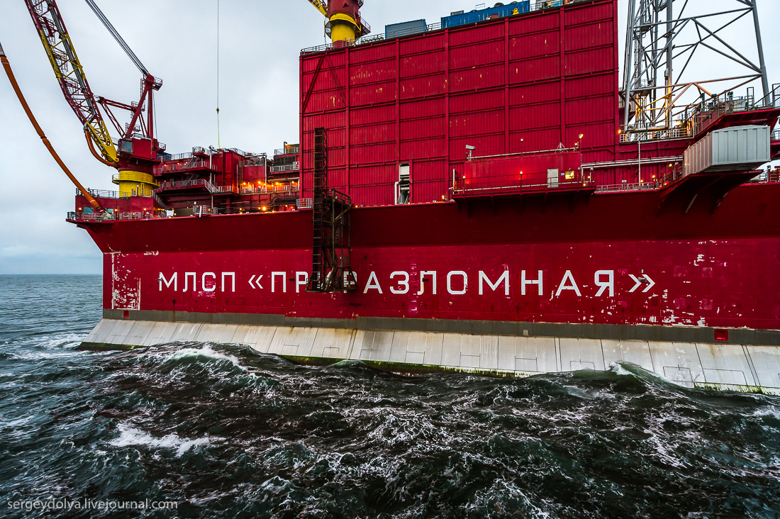 Как добывают первую арктическую нефть Как добывают первую арктическую нефть