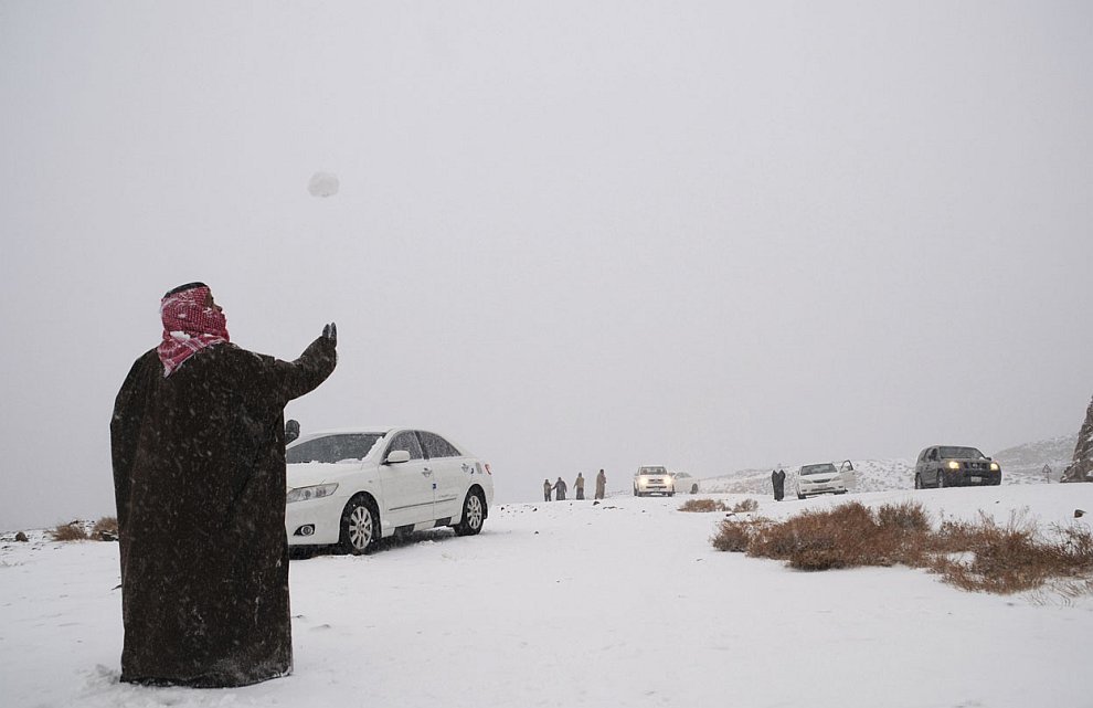 Снегопад на Ближнем Востоке Снегопад на Ближнем Востоке