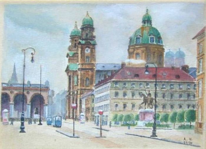 Картины Адольфа Гитлера