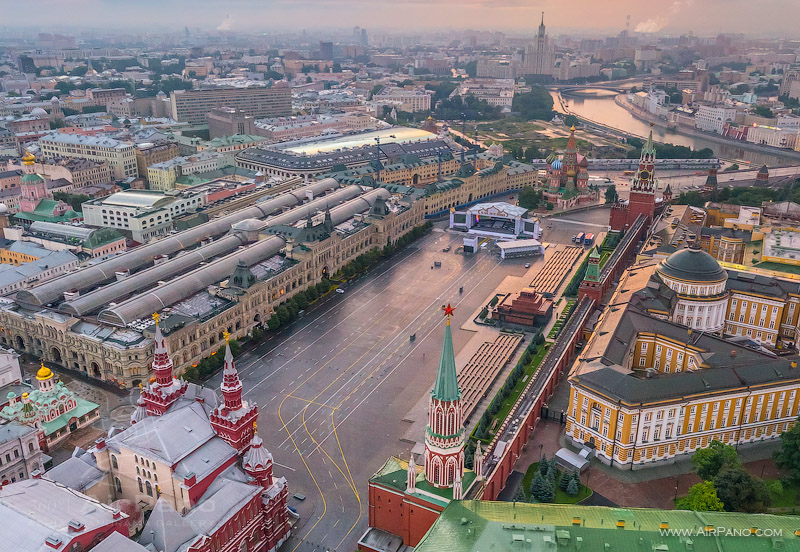 Московский Кремль с высоты Московский Кремль с высоты