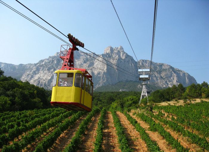 10 самых впечатляющих канатных дорог мира