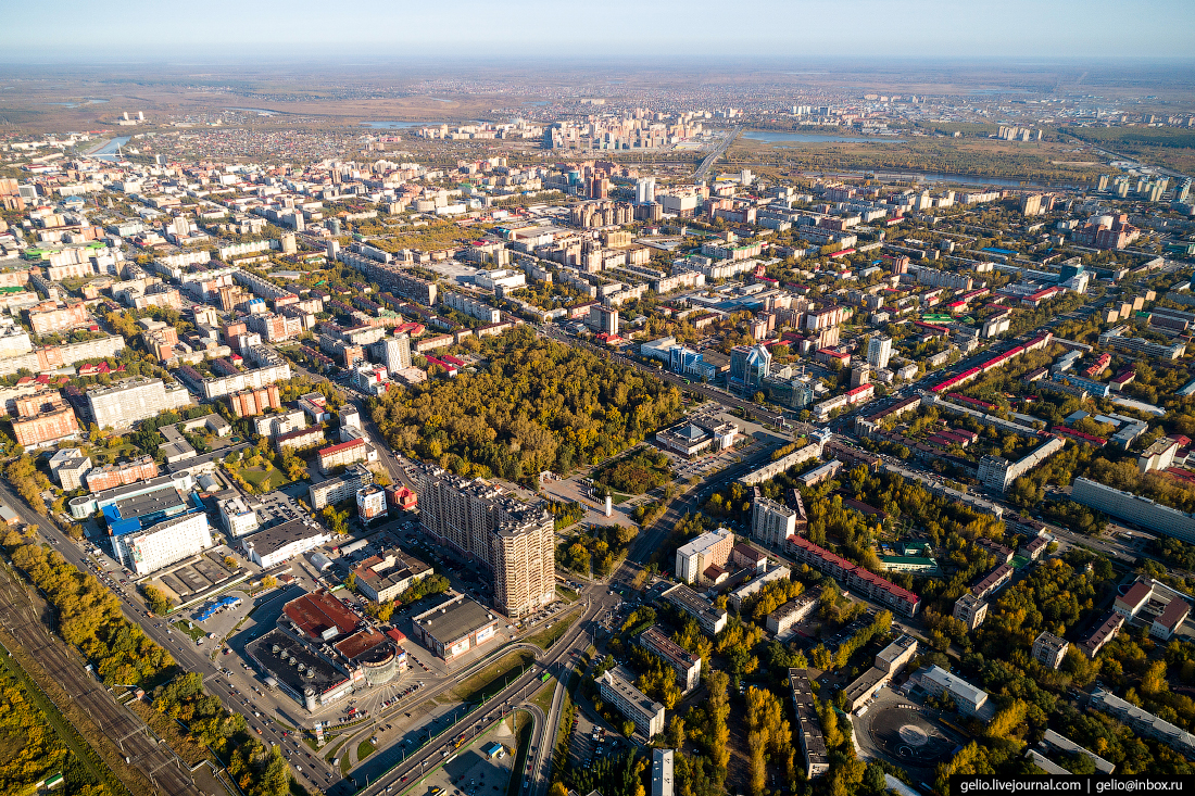 Тюмень с высоты птичьего полета Тюмень с высоты птичьего полета
