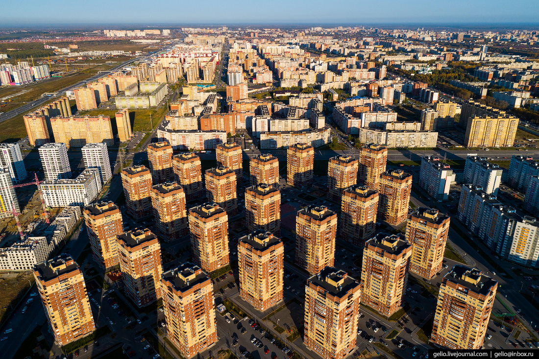 Тюмень с высоты птичьего полета Тюмень с высоты птичьего полета