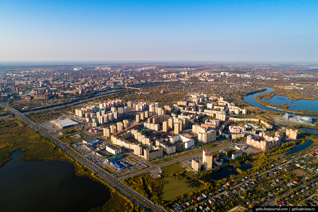 Тюмень с высоты птичьего полета Тюмень с высоты птичьего полета