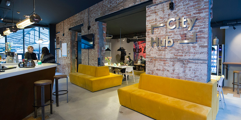 CityHub — отель будущего в Амстердаме CityHub — отель будущего в Амстердаме