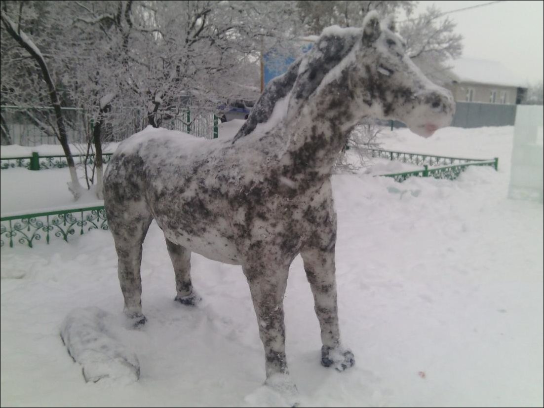 Красочные снеговики в Татарстане