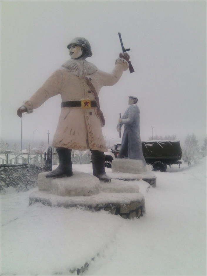 Красочные снеговики в Татарстане