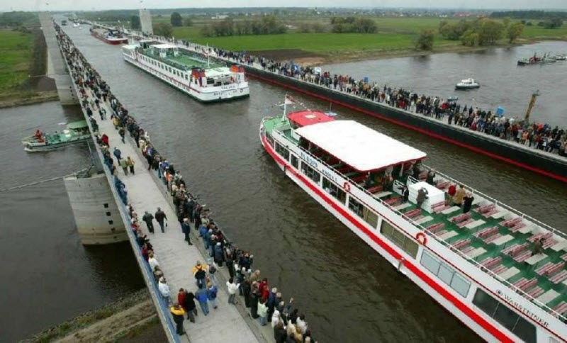 Самые впечатляющие водяные мосты Самые впечатляющие водяные мосты