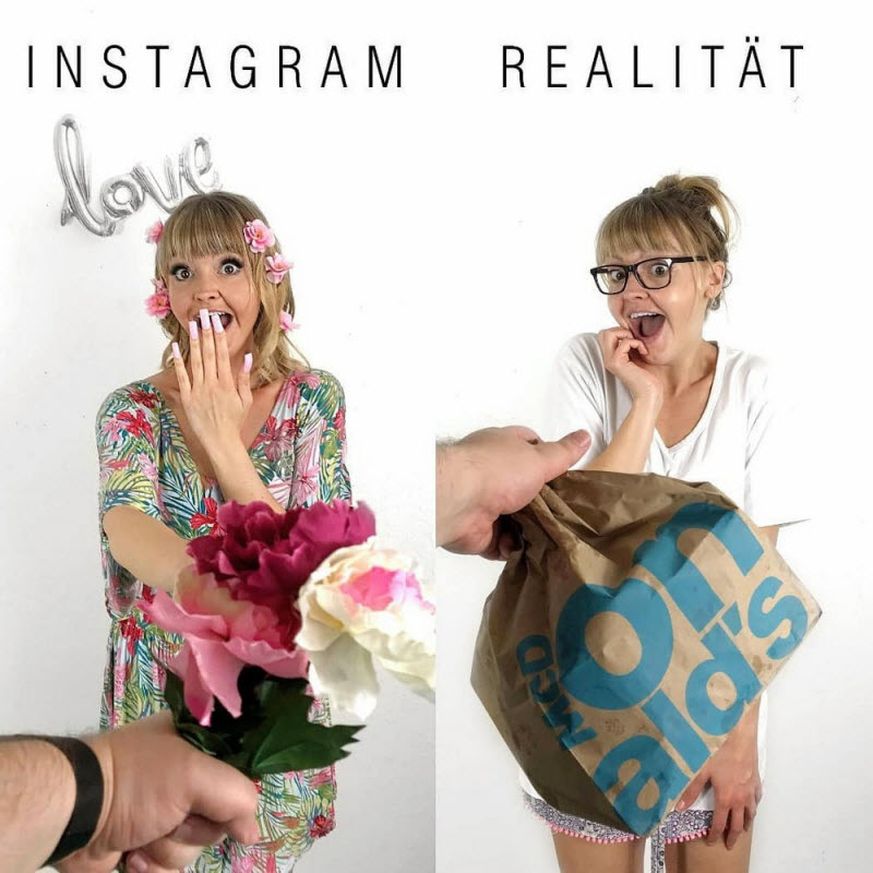 Креативная немка высмеивает гламурные фотографии из Instagram