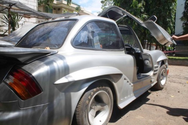 Самодельный Mercedes-Benz 300SL из старого купе W114 Самодельный Mercedes-Benz 300SL из старого купе W114