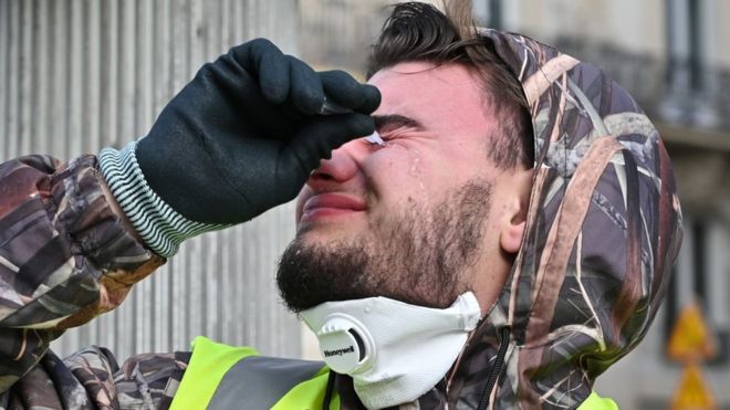 Протесты во Франции в фотографиях Протесты во Франции в фотографиях