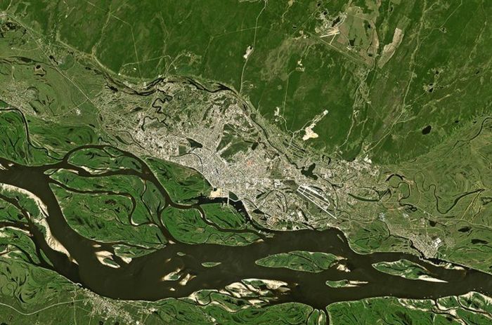 Россия из космоса Россия из космоса