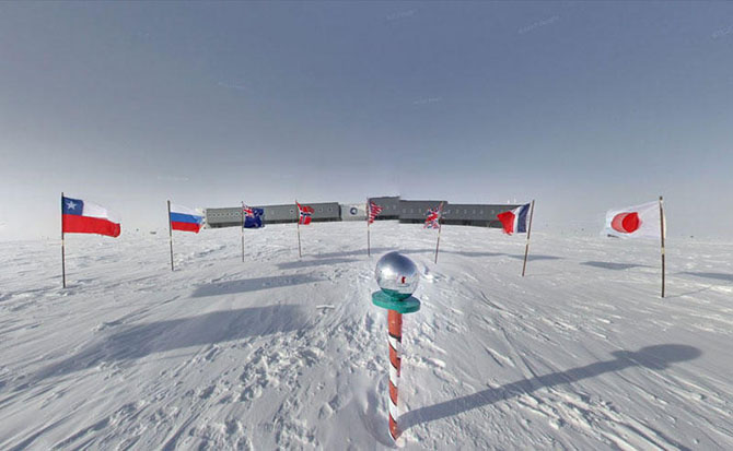 Исследование Антарктиды с Google Street View Исследование Антарктиды с Google Street View