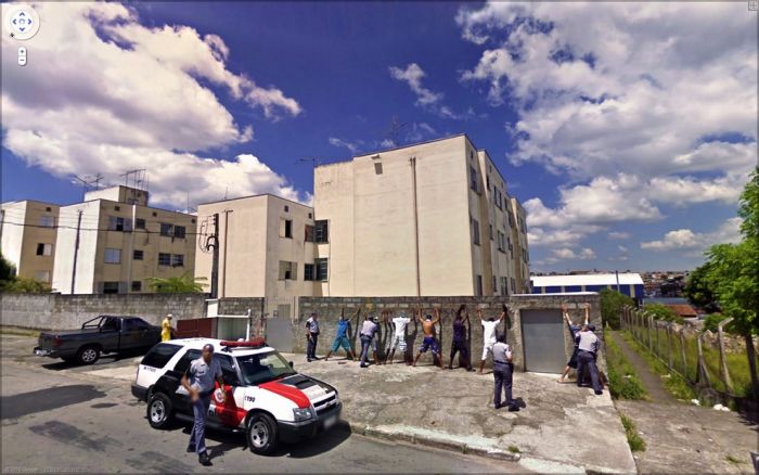 Странные фотографии с Google Street