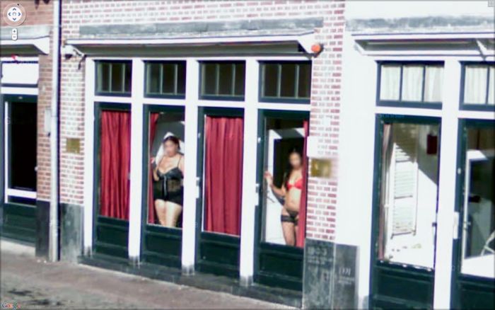 Странные фотографии с Google Street