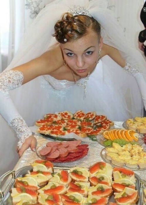 Странные фото с наших свадеб