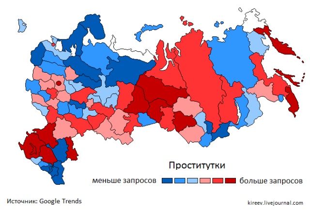 Население каких российских городов наиболее часто ищет в сети "взрослый контент" Население каких российских городов наиболее часто ищет в сети "взрослый контент"
