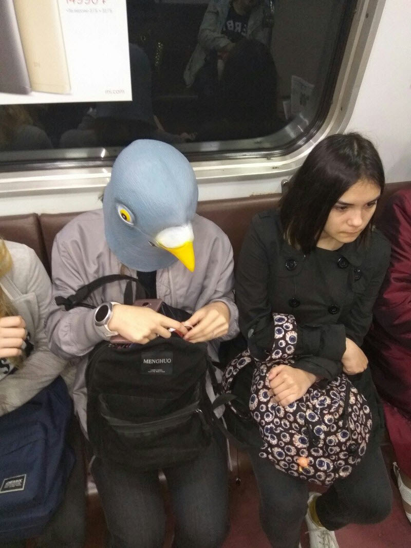 Модники из российского метрополитена