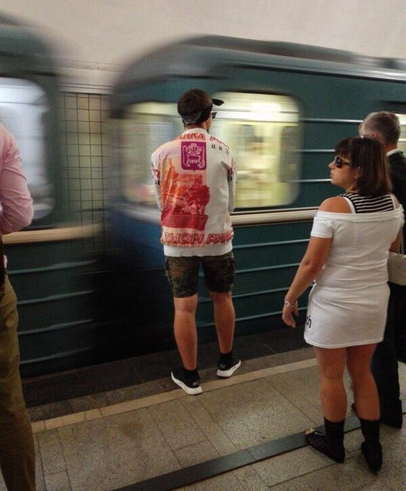 Модники из российского метрополитена
