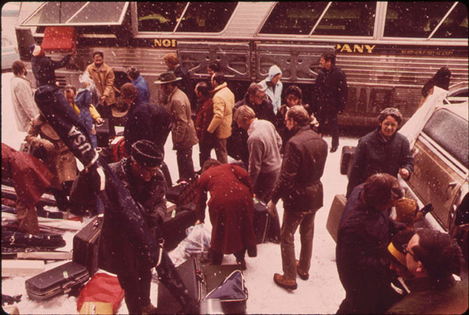 Горнолыжные курорты в США в начале 1970-х годов