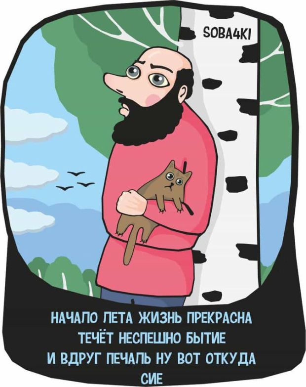 Забавные комиксы и стишки-пирожки о нашей жизни