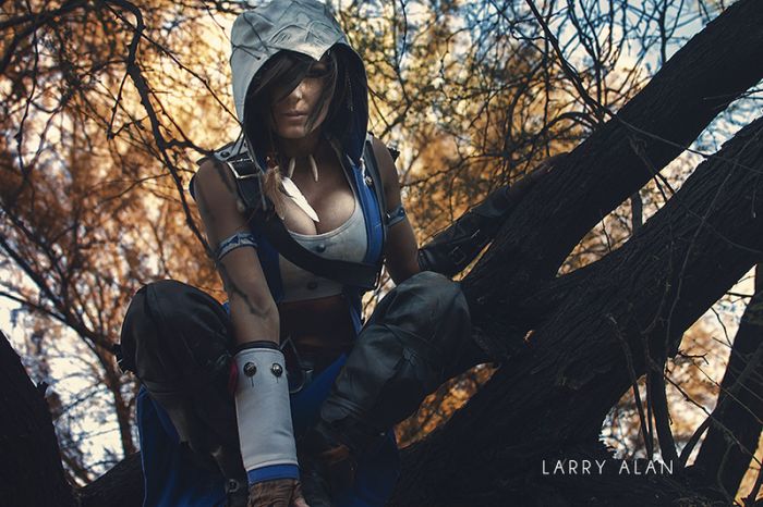 Симпатичная девушка в костюме Assassin's Creed (7 фото)