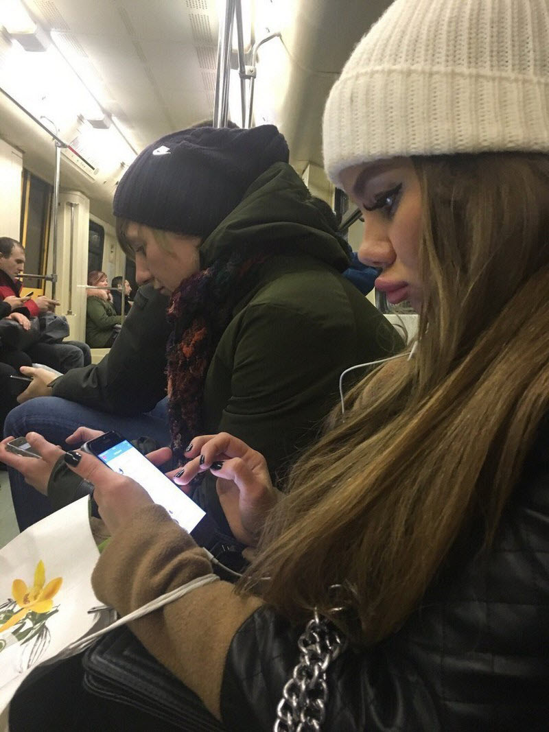 Модники из российского метрополитена
