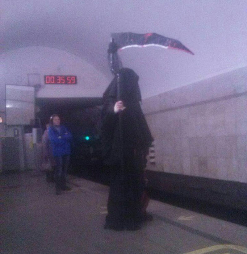 Модники из российского метрополитена